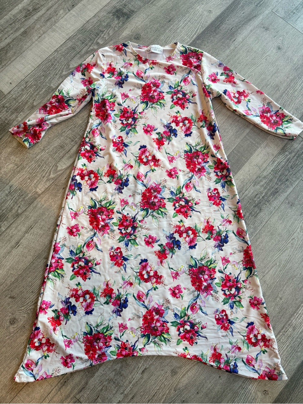 Swim Dress Modest Girls Floral Design Dress Size 7/8 NWOT